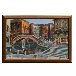 Картина "В городе" 20х30(23х33) см