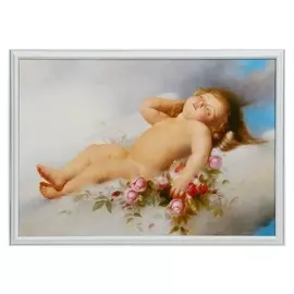 Картина "В облаках" 35х50(38х53) см