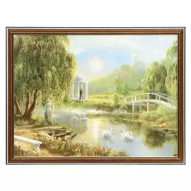 Картины "В беседке" 30х40 (33х43) см