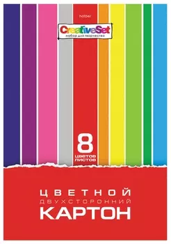 Картон цветной А4 "Creative Set"