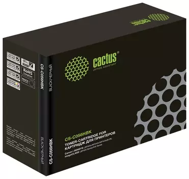 Картридж лазерный Cactus (Cs-c056hbk) для Canon Imageclass Lbp320/540 Series, ресурс 21 000 страниц