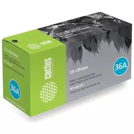 Картридж лазерный Cactus (Cs-cb436a) для Hp Laserjet P1505/m1120/m1522, ресурс 2000 стр.