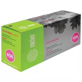 Картридж лазерный Cactus (Cs-clt-m406s) для Samsung Clp-365/365w, пурпурный, ресурс 1000 стр.