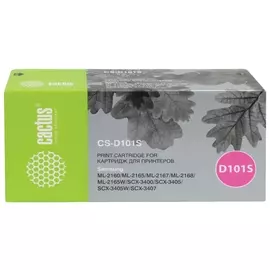 Картридж лазерный Cactus (Cs-d101s) для Samsung Ml2160/65/scx-3400/3405, ресурс 1500 стр.