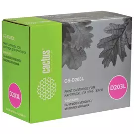 Картридж лазерный Cactus (Cs-d203l) для Samsung Proxpress M3820/4020, ресурс 3000 стр.