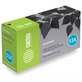 Картридж лазерный Cactus (Cs-q7553x) для Hp Laserjet 2015/2015n/2014, ресурс 7000 стр.
