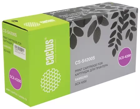 Картридж лазерный Cactus (Cs-s4200s) для Samsung Scx-4200/4220, ресурс 2500 стр.