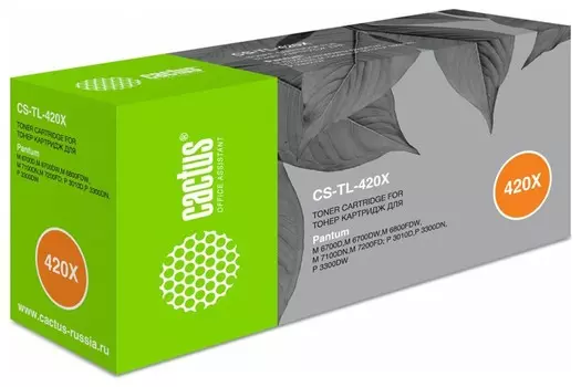 Картридж лазерный Cactus (Cs-tl-420x) для Pantum P3010d/p3010dw/p3300d/p3300dn/p3300dw, ресурс 6000 страниц