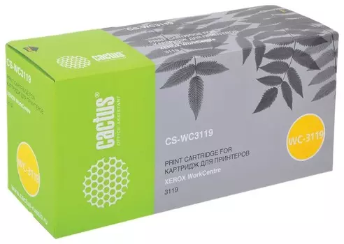 Картридж лазерный Cactus (Cs-wc3119) для Xerox Wc3119, ресурс 3000 стр.