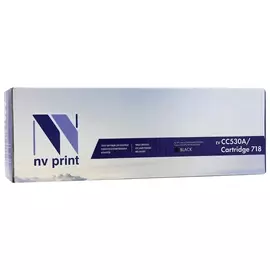 Картридж лазерный Nv Print (Nv-718bk) для Canon Lbp7200cdn/mf8330cdn/8350cdn, черный, ресурс 3400 стр.