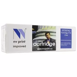 Картридж лазерный Nv Print (Nv-718c) для Canon Lbp7200cdn/mf8330cdn/8350cdn, голубой, ресурс 2900 стр.