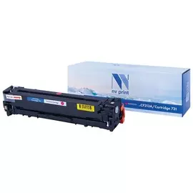 Картридж лазерный Nv Print (Nv-cf213a/731m) для Hp M251nw/m276nw/canon Lbp-7110cw, пурпурный, ресурс 1800 стр.