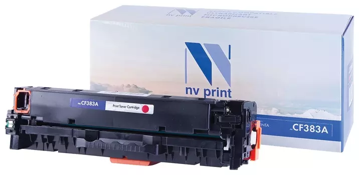 Картридж лазерный NV Print (Nv-cf383a) для HP LJ M476dn/m476dw/m476nw, пурпурный, ресурс 2700 страниц