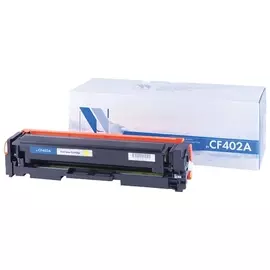 Картридж лазерный Nv Print (Nv-cf402a) для Hp M252dw/m252n/m274n/m277dw/m277n7, желтый, ресурс 1400 стр.