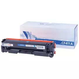 Картридж лазерный Nv Print (Nv-cf411a) для Hp M377dw/m452nw/m477fdn/m477fdw, голубой, ресурс 2300 стр.