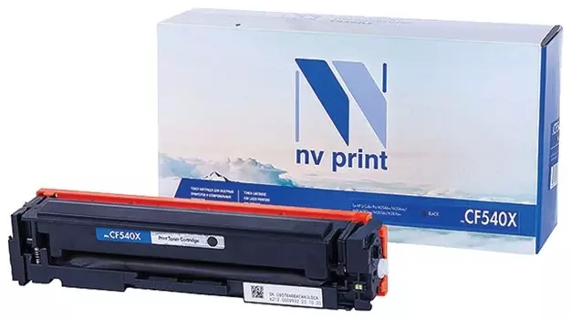 Картридж лазерный NV Print (Nv-cf540x) для HP M254dw/m254nw/mfp M280nw/m281fdw, черный, ресурс 3200 страниц
