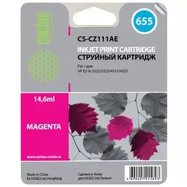 Картридж струйный Cactus (Cs-cz111ae) для Hp Deskjet I3525/5525/4515/4525, пурпурный
