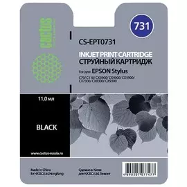 Картридж струйный CACTUS (CS-EPT0731) для EPSON Stylus С79/СХ3900/4900/5900/7300, черный