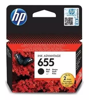 Картридж струйный Hp (Cz109ae) Deskjet Ink Advantage 3525/5525/4515/4525 №655, черный, оригинальный