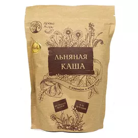 Каша льняная с изюмом и кунжутом