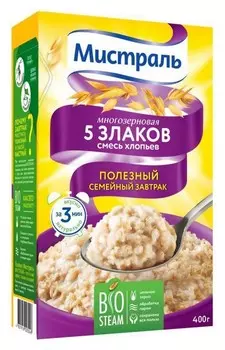 Каша мистраль смесь 5 злаков 400г