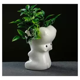 Кашпо фигурное "Бегемот" 12*8*9см