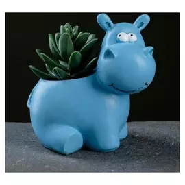 Кашпо фигурное "Бегемотик" 12*9*11см