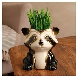 Кашпо фигурное "Енот"