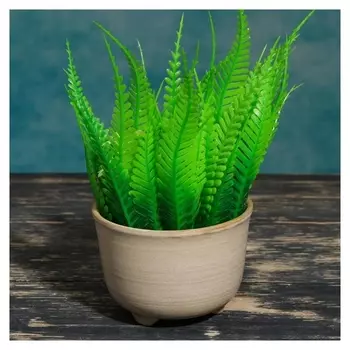 Кашпо фигурное "Горшочек", бежевое 8,5*8,5*6см