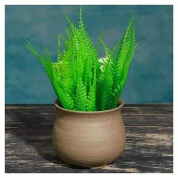 Кашпо фигурное "Горшочек", бежевое 8*8*7см