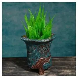 Кашпо фигурное "Горшочек", на ножках 12*11,5*13см