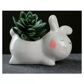 Кашпо фигурное "Кролик" 12*7*8,5см