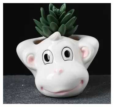 Кашпо фигурное "Мартышка" 11*10*8см