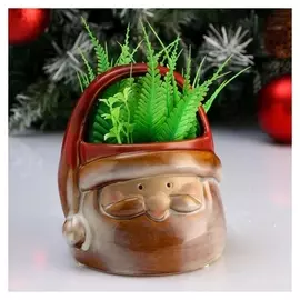 Кашпо фигурное "Новый год" 13*12*15см