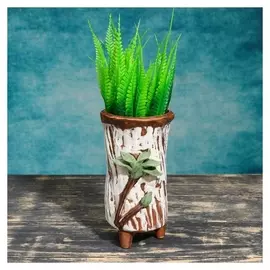 Кашпо фигурное "Пальма", на ножках 7*7*17см