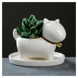 Кашпо фигурное "Щенок" 11*6*9см