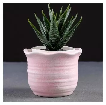 Кашпо керамическое "Ажур" 6*9см