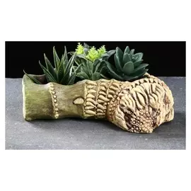 Кашпо керамическое "Бревно" 19*12*6см