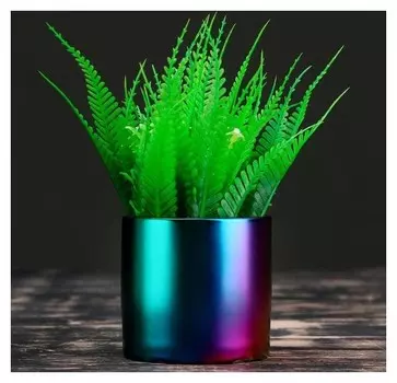 Кашпо керамическое "Градиент" 8*8см