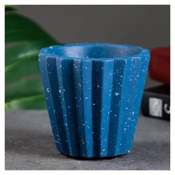 Кашпо керамическое кекс 10*10*10см