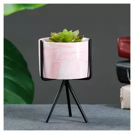 Кашпо керамическое "Лазурит" 13*8см