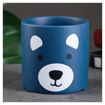Кашпо керамическое мишки 11*11*11см