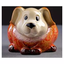 Кашпо керамическое "Собака"