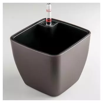 Кашпо с автополивом 2,3 л Unicum, квадратное