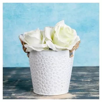 Кашпо-ведерко "Чешуя" 13*13*12 см