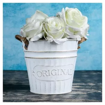 Кашпо-ведерко "Оригинальное" 16*16*15 см