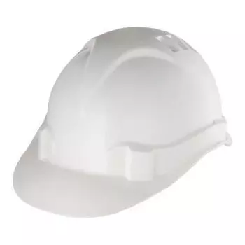 Каска защитная, белая