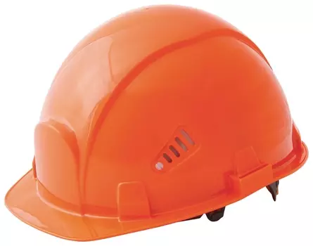 Каска защитная росомз сомз-55 визион Rapid, храповый механизм регулировки, текстильное оголовье, оранжевая, 78714