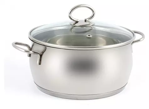 Кастрюля 3л линия комфорт с кр. капсул/дно 0,6мм, мат (Таm-20)