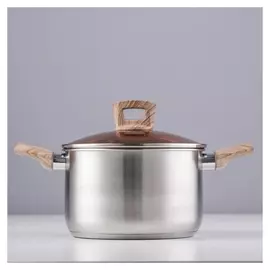 Кастрюля «Вуд», D=20 см, скрышкой